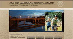 Desktop Screenshot of lafayetteoralsurgery.com