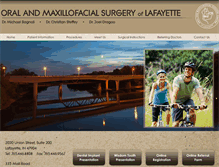 Tablet Screenshot of lafayetteoralsurgery.com